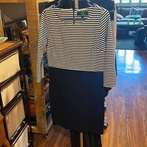 Black and white dress